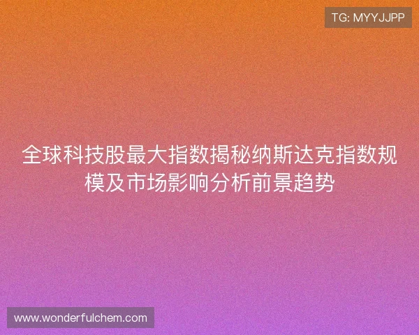 全球科技股最大指数揭秘纳斯达克指数规模及市场影响分析前景趋势